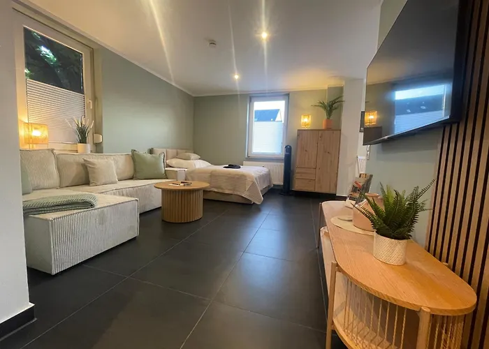 Апартаменты Lightplace • Groessere Gruppen • 4 Einzelzimmer • Boxspring • Smart Tv • Biergarten • Restaurant *